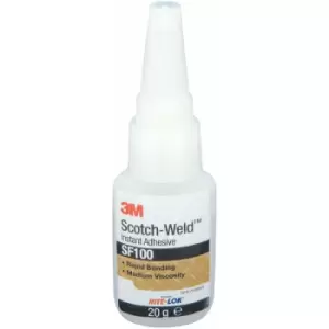 Image of 3M Scotch-Weld Super Fast Cyanoacrylate SF100 20g