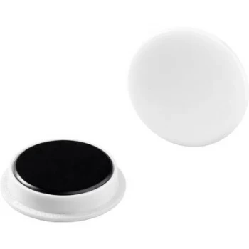 Image of Durable Magnet 475402 (Ø) 37mm Round White 1 Set 475402