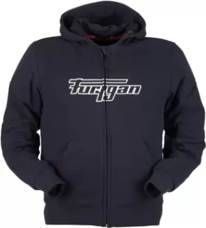 Image of Furygan Luxio Evo Motorcycle Zip Hoodie, blue, Size S, blue, Size S