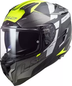 Image of LS2 FF327 Challenger Allert Helmet, yellow, Size S, yellow, Size S