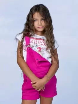 Image of Guess Kids Flavored Denim Shortall