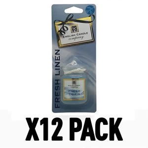 Image of Fresh Linen (Pack Of 6) English Candle Car Jar