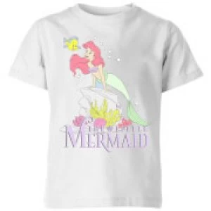 Image of Disney Little Mermaid Kids T-Shirt - White - 5-6 Years