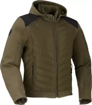 Image of Segura Natcho Motorcycle Textile Jacket, green-brown Size M green-brown, Size M