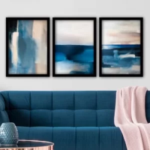 Image of 3SC60 Multicolor Decorative Framed Painting (3 Pieces)