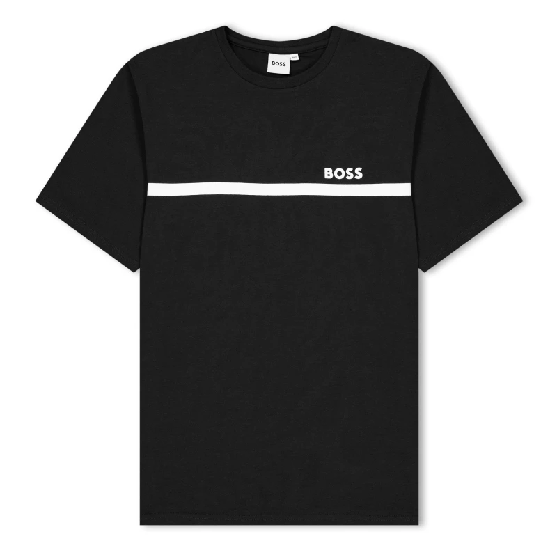 Image of Boss Kids Small Logo T-Shirt Black 09B male 4Y