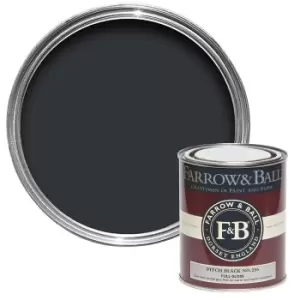 Image of Farrow & Ball Full Gloss Paint Pitch Black - 750ml