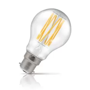 Image of Crompton Lamps Ultra-Efficient LED GLS 3.8W B22 A-Class Warm White Clear (60W Eqv)
