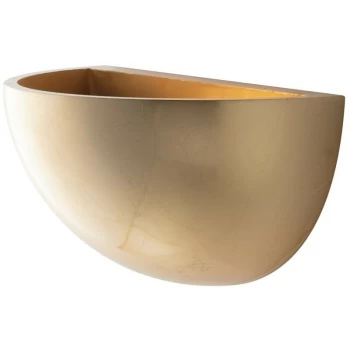 Image of Fan Europe Lighting - Fan Europe Moritz - Paintable Plaster Uplighter wall lamp Gold, E27