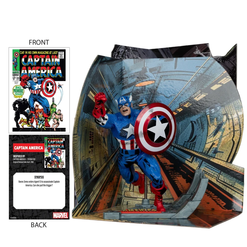Image of MARVEL COLLECTION 1:10TH WV2 - CAPTAIN AMERICA (CAPTAIN AMERICA #100)