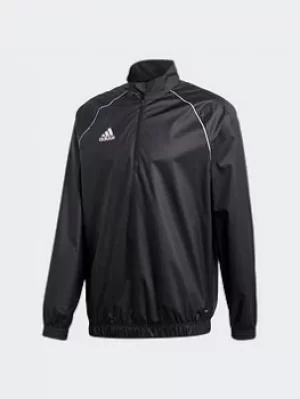 Image of adidas Core 18 Windbreaker, Black/White, Size S, Men