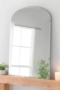 Image of Minimal Bevelled Mantle Mirror Silver 91(w) x 120cm(h)