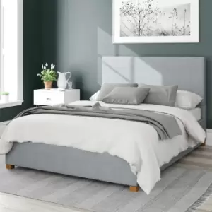 Image of Aspire Garland Weave Kingsize Ottoman Bedframe - Sky Blue