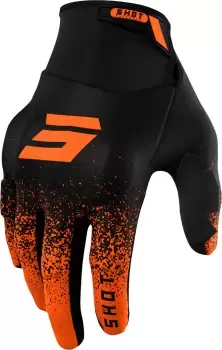 Image of Shot Drift Edge Motocross Gloves, black-orange, Size M L, black-orange, Size M L