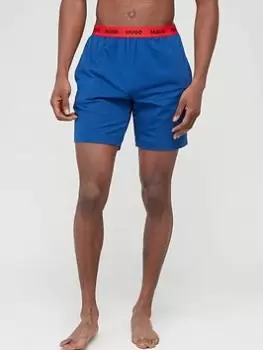 Image of HUGO Bodywear Linked Lounge Shorts - Blue , Navy, Size S, Men
