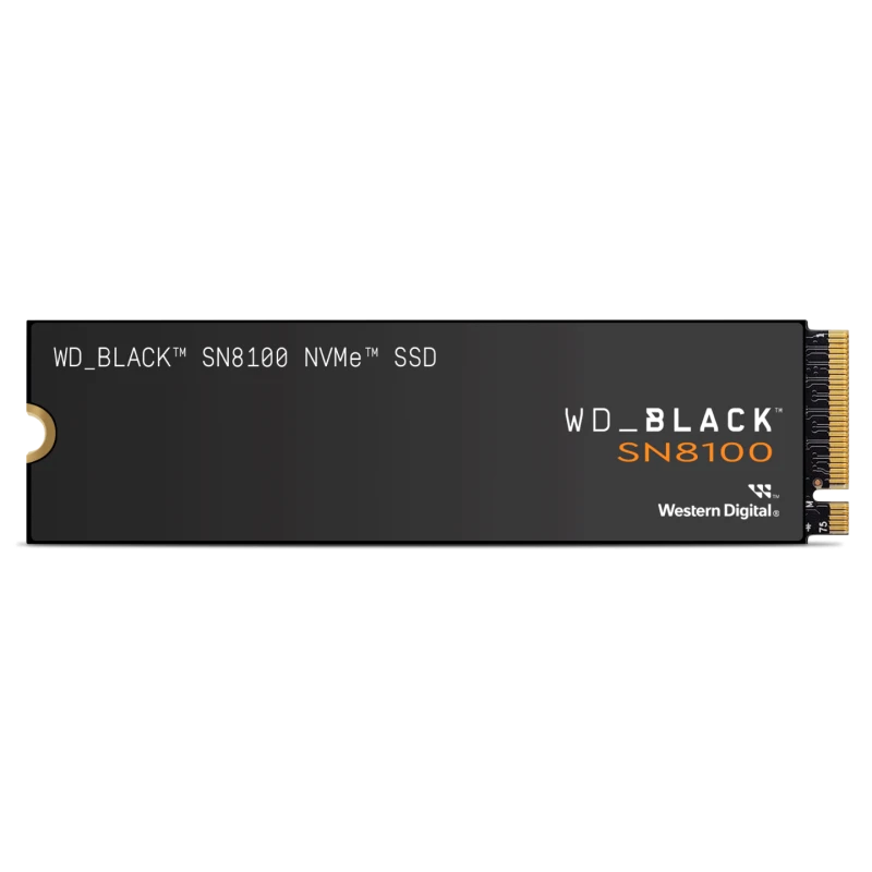 Image of Western Digital Black 2TB SN8100 Gen 5 NVMe SSD - Read 14,900MB/s, Write 14,000MB/s - WDS200T1X0M-00CMT0