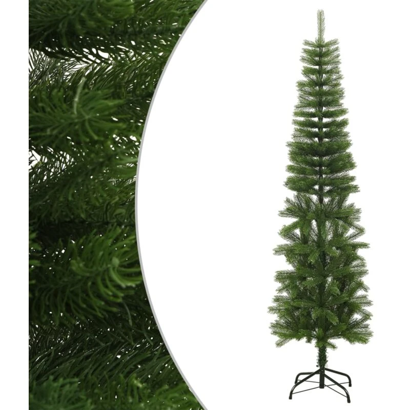 Image of VIDAXL Artificial Slim Christmas Tree with Stand 210cm pe Vidaxl 8720287021162