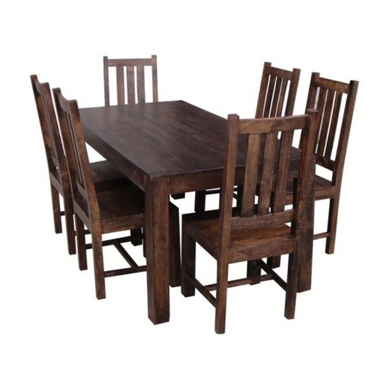 Image of Jaipur Furniture Ltd Dining Table without Chairs - Mango Wood - L90 x W175 x H76cm in Brown Brown Unisex