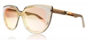 Image of Jimmy Choo Cindy Sunglasses Grey / Ivory / Gold 1RX 57mm