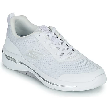 Image of Skechers GO WALK ARCH FIT womens Shoes Trainers in White