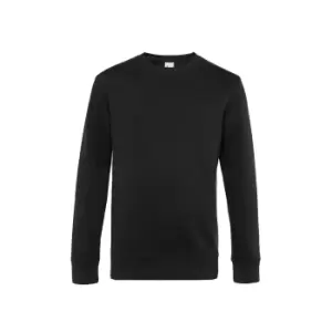 Image of B&C Mens King Crew Neck Sweater (2XL) (Pure Black)