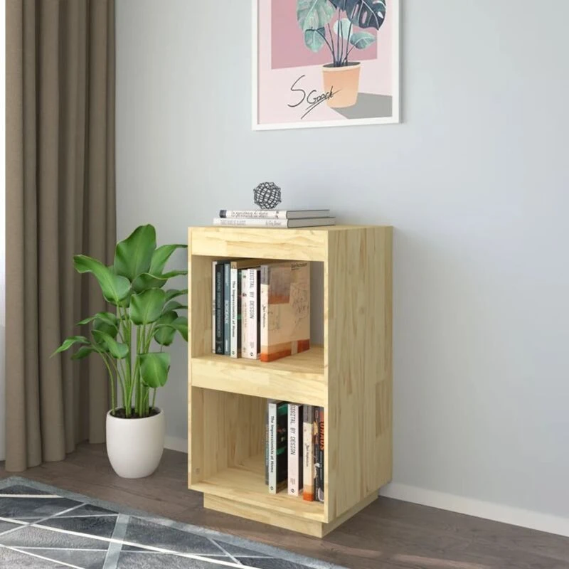 Image of VIDAXL Book Cabinet 40x35x71cm Solid Pinewood Vidaxl 8720286815700