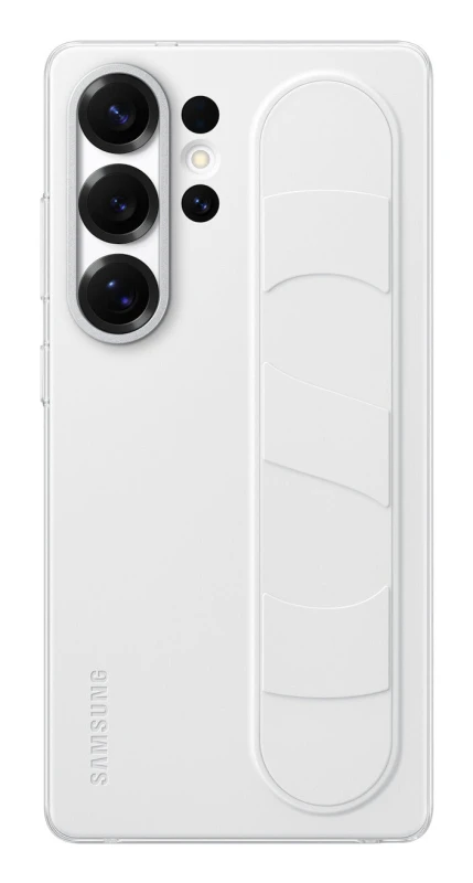 Image of Samsung Standing Grip Case for Galaxy S25 Ultra EF-GS938CWEGWW