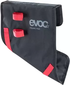 Image of Evoc Bike Frame Pad Travel, black-red, black-red, Size One Size