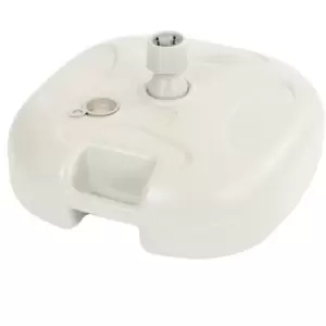 Image of Plastic Fillable Parasol Base - 20 Litre - White - Harbour Housewares