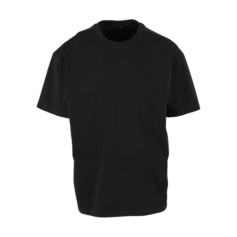 Image of Build Your Brand Mens Cotton Loose T-Shirt in Black Size: Small Black Male S