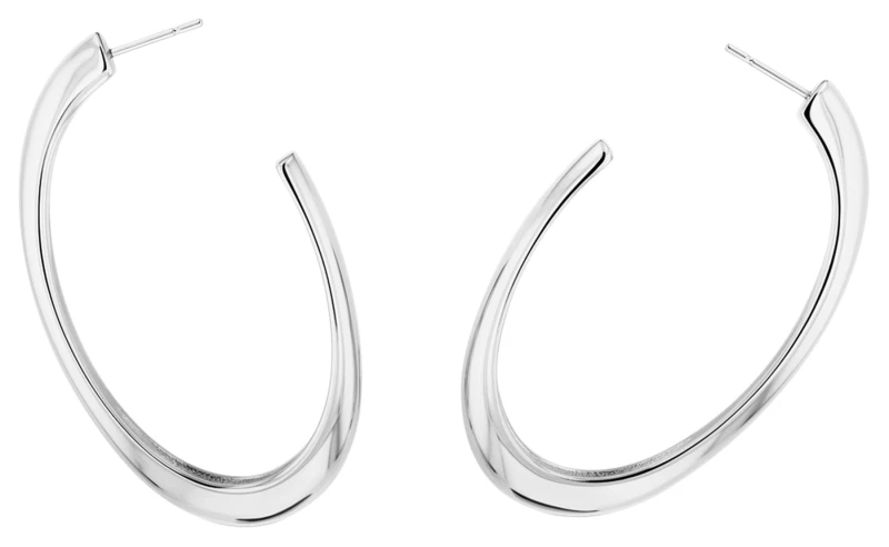 Image of Calvin Klein 35000835 Womens Modern Purity Hoop Earrings Jewellery