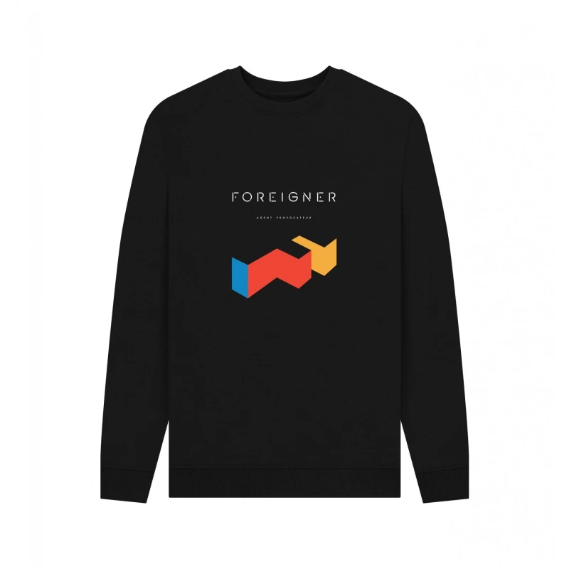 Image of Foreigner Mens Agent Provocateur Sweatshirt in Black Size: Small Black Male S