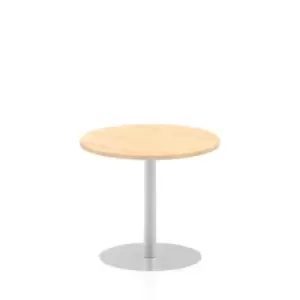 Image of Italia 800mm Poseur Round Table Maple Top 725mm High Leg