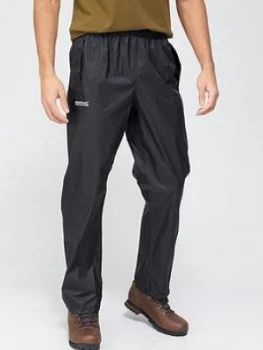 Image of Regatta Pack It Over Trousers - Black, Size 3XL, Men