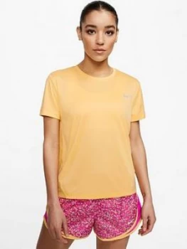 Image of Nike Running Miler Tee - Topaz Gold