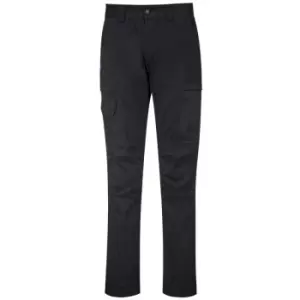 Image of Portwest - T801BKR32 - sz 32 KX3 Cargo Trouser Combat - Black - Black