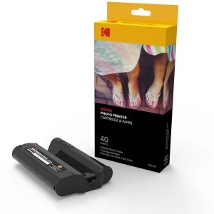 Image of Kodak Dock and WiFi Photo Printer Cartridge - 40 Pack