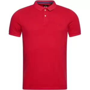 Image of Superdry VT Dust Polo Shirt - Pink