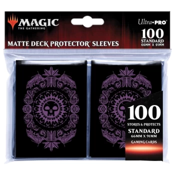 Image of Ultra Pro Magic The Gathering - Mana 7 Sleeves Swamp (100 ct)