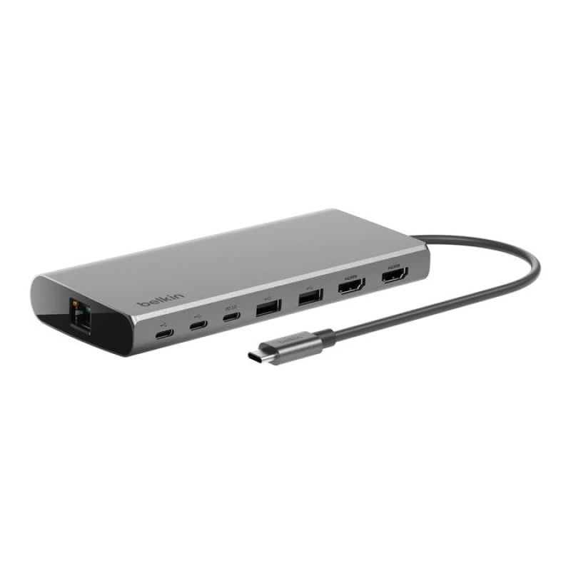 Image of Belkin INC015BTSGY-CZ laptop dock/port replicator Wired USB 3.2 Gen 1 (3.1 Gen 1) Type-C Aluminium INC015BTSGY-CZ