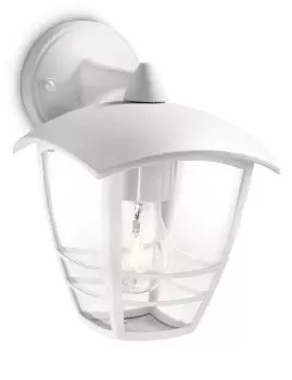 Image of Philips myGarden 1x 60W Creek Wall Lantern White - 153813116