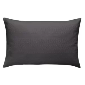 Image of Bedeck Of Belfast Kenza Pair of Standard Pillowcases, Carbon