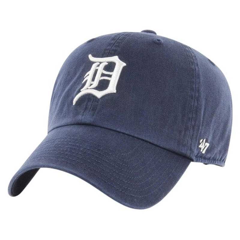 Image of Detroit Tigers Womens Clean Up 47 Baseball Cap in Navy Navy Female One Size