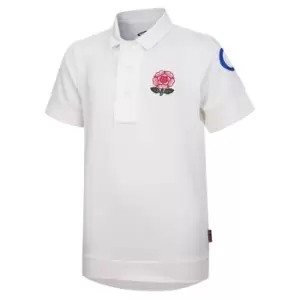 Image of Umbro England 150 Classic Polo Shirt Junior Boys - White