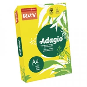 Image of Adagio Intense Yellow A4 Coloured Card 160gsm Pack of 250 201.1227