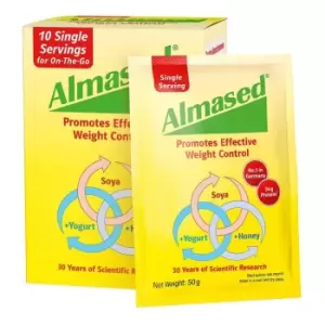 Image of Almased Single Servings Weight Loss Meal Replacement Soya Honey & Yogurt