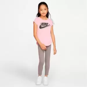 Image of Nike Air T Shirt and Leggings Set - Pink