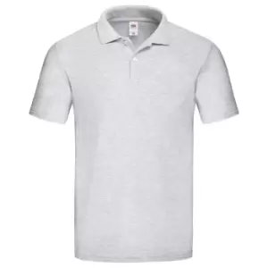 Image of Fruit of the Loom Mens Original Polo Shirt (XL) (Grey Heather)