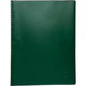 Image of Exacompta Display Book 88123E A4 Green 15 Pockets Pack of 10