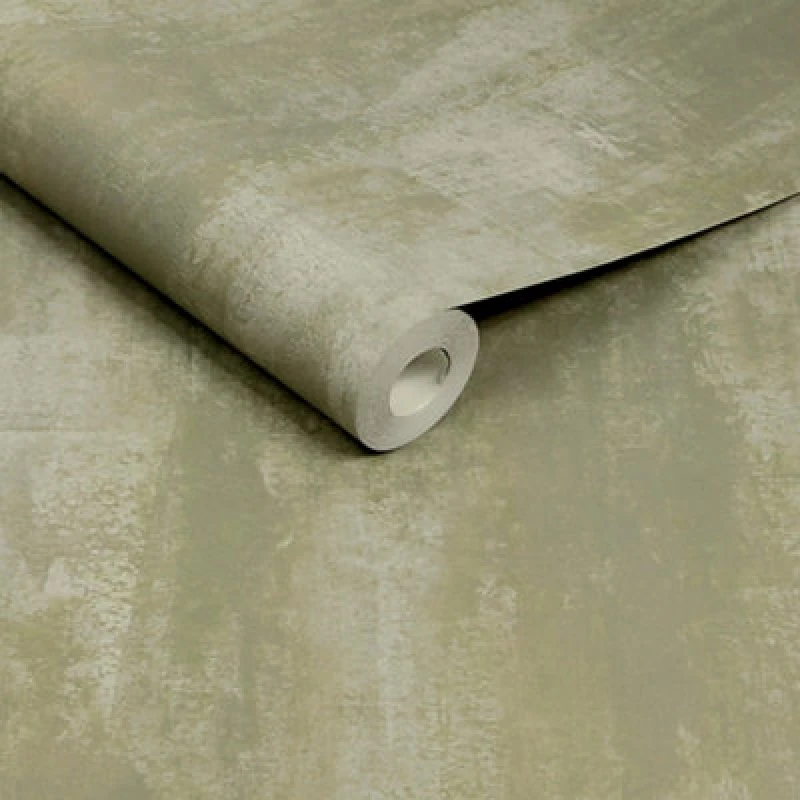 Image of Abigail Ahern Oxidized Opulence Misted Sage Wallpaper